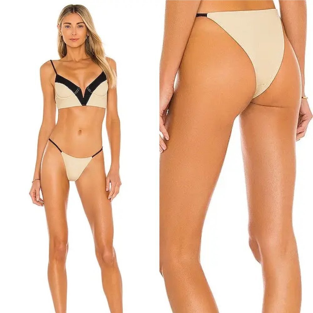 Michael Costello x Revolve Swim Bottom in Nude Small Women’s